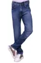 Men’s Regular Fit Blue Denim Jeans - Mid Rise